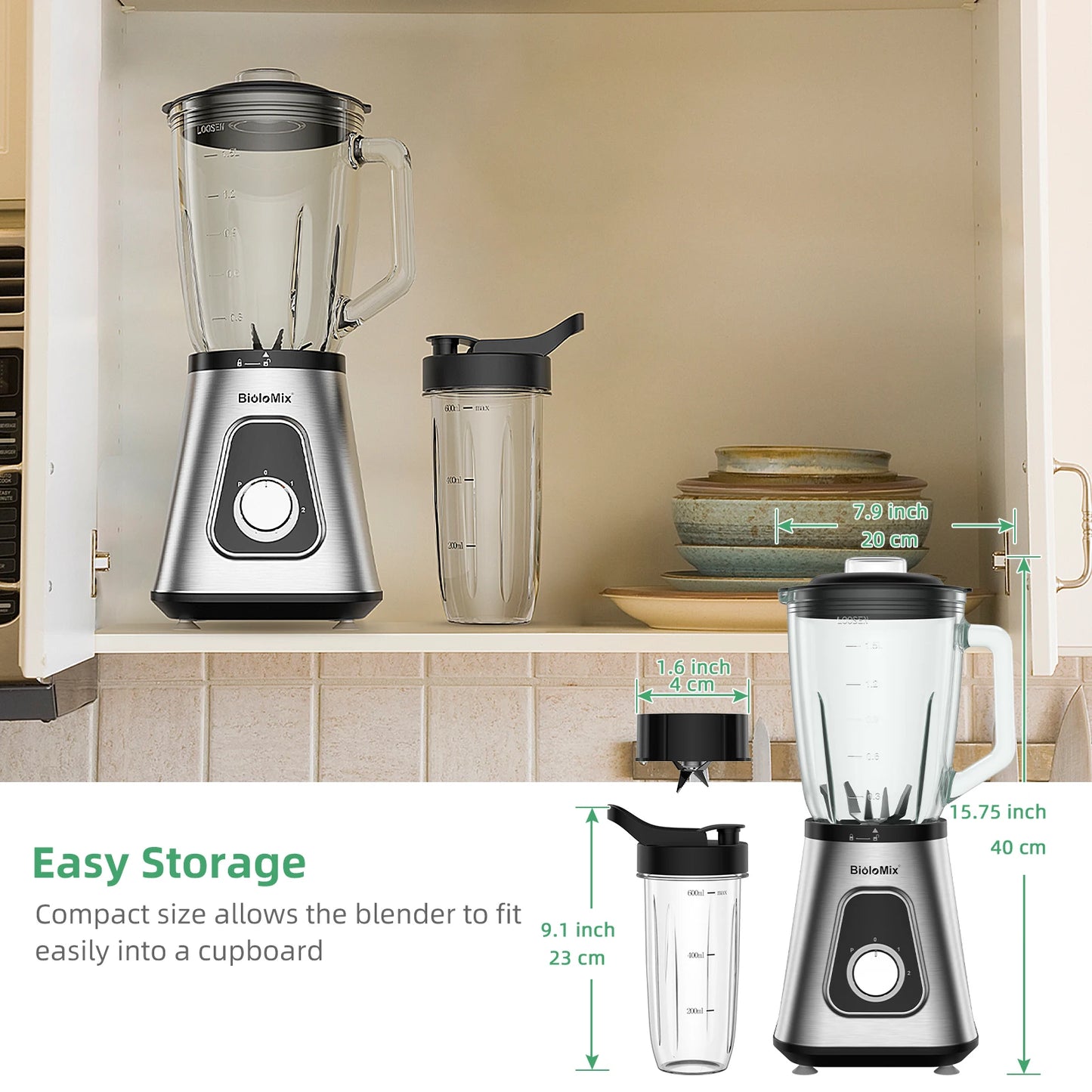 GoBlend Duo 1300 – Power Smoothie Blender