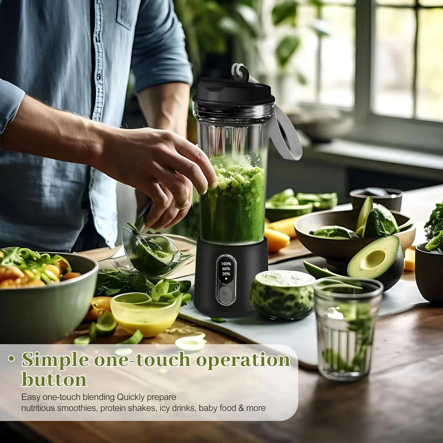 GoBlend Mini 4000 – Portable Smoothie Cup