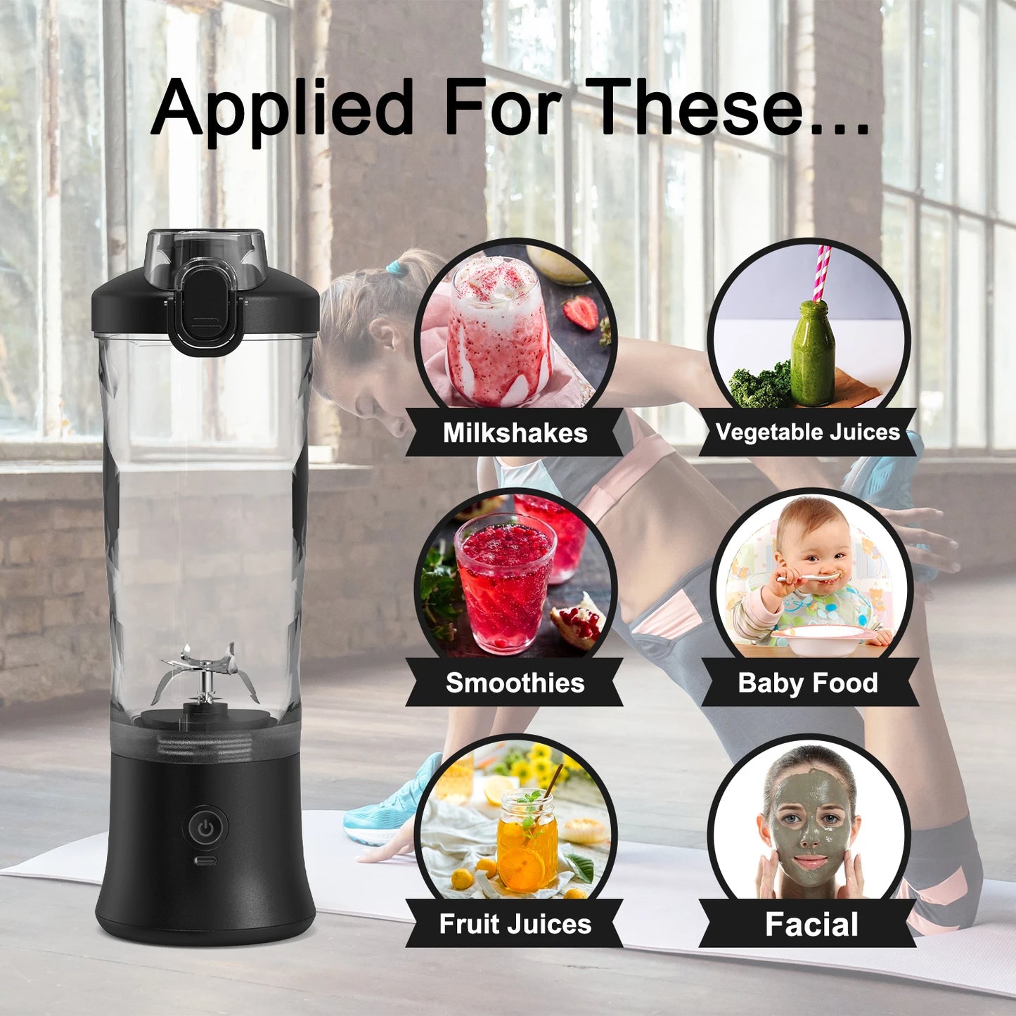 GoBlend Pro 600 – Portable Electric Juicer