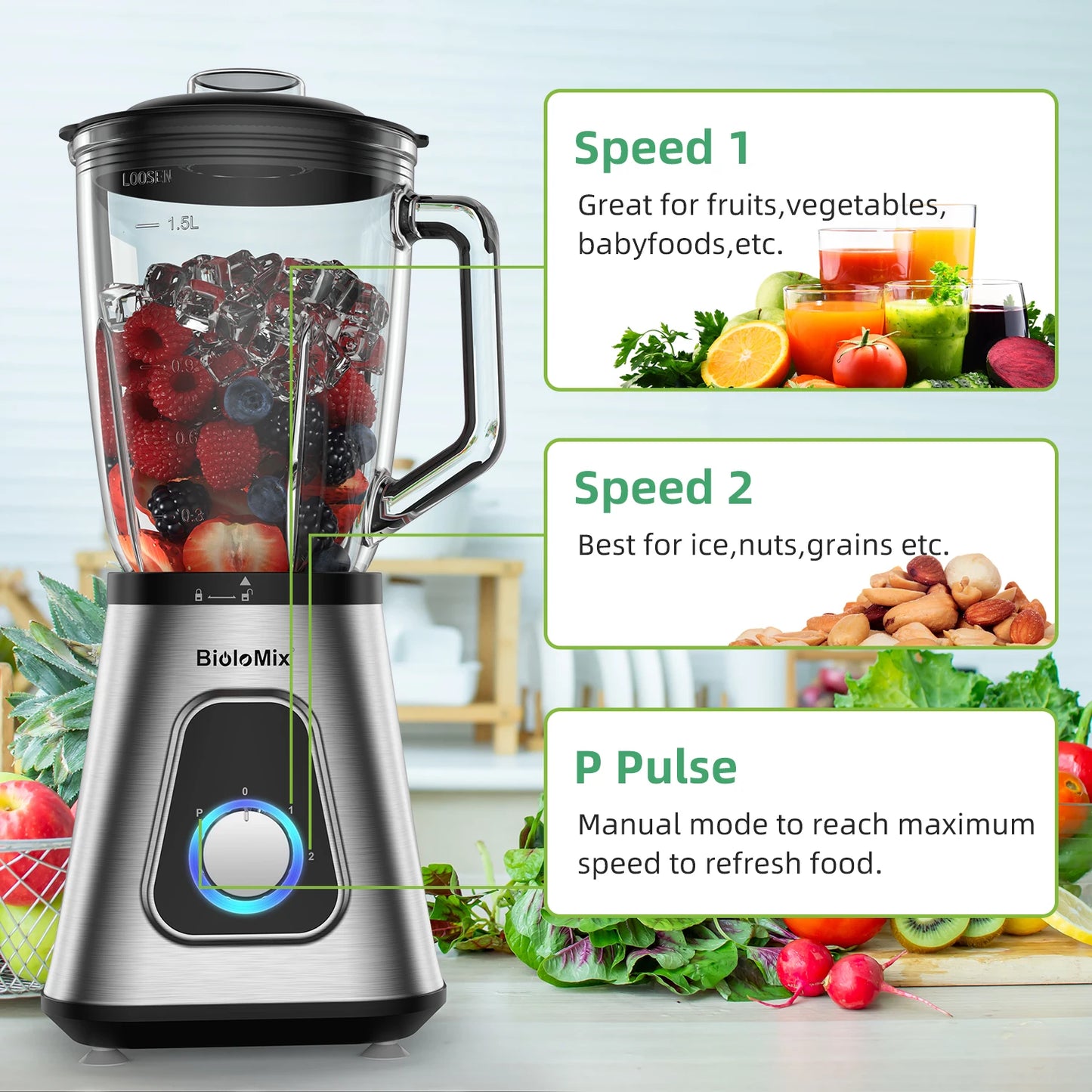 GoBlend Duo 1300 – Power Smoothie Blender
